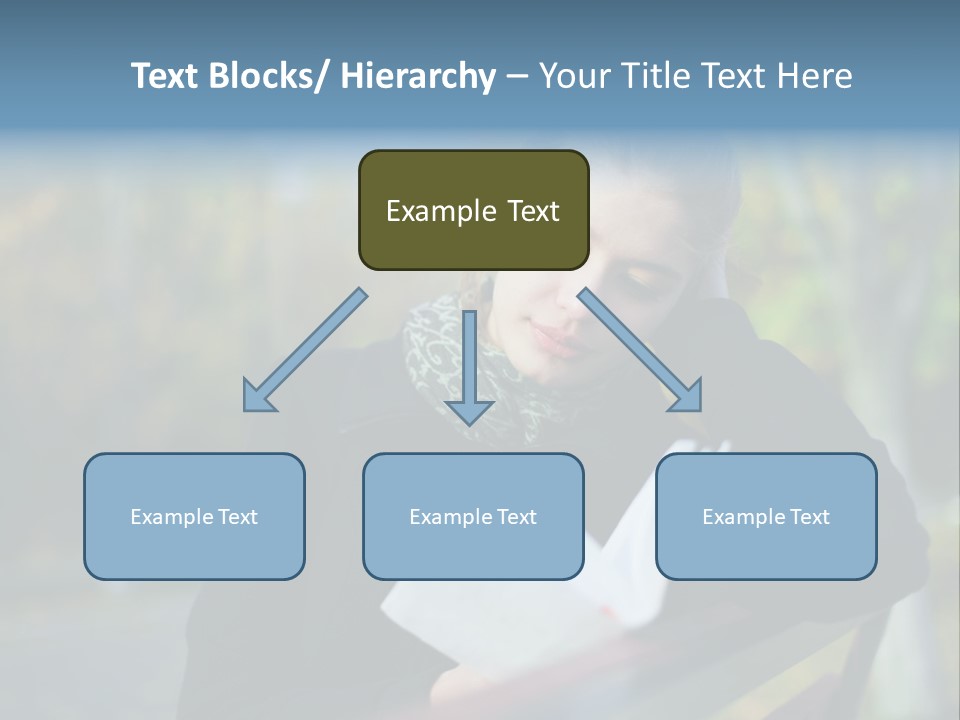 Caucasian Youth Model PowerPoint Template
