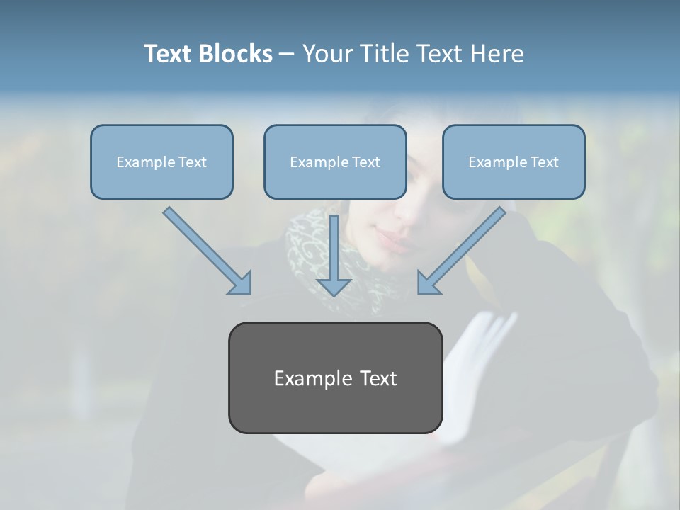 Caucasian Youth Model PowerPoint Template