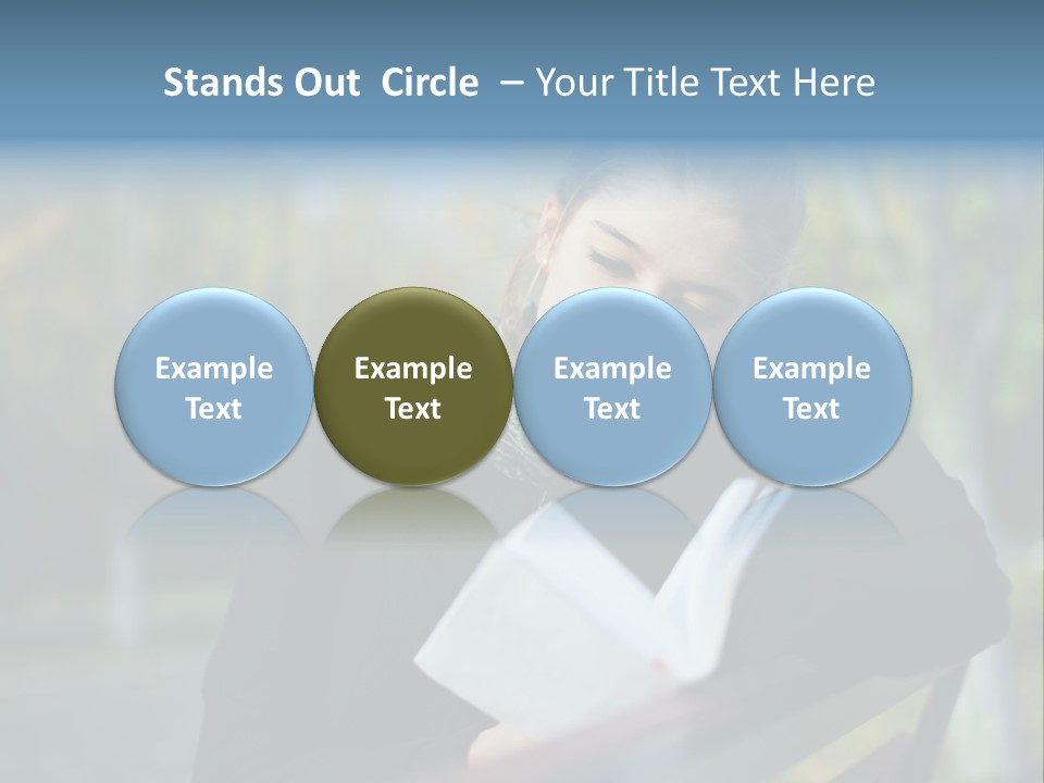 Caucasian Youth Model PowerPoint Template