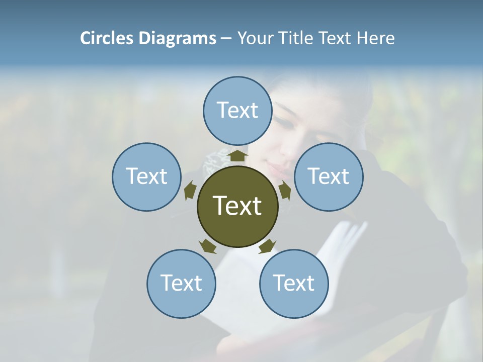 Caucasian Youth Model PowerPoint Template