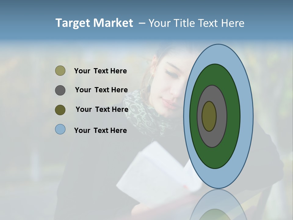 Caucasian Youth Model PowerPoint Template