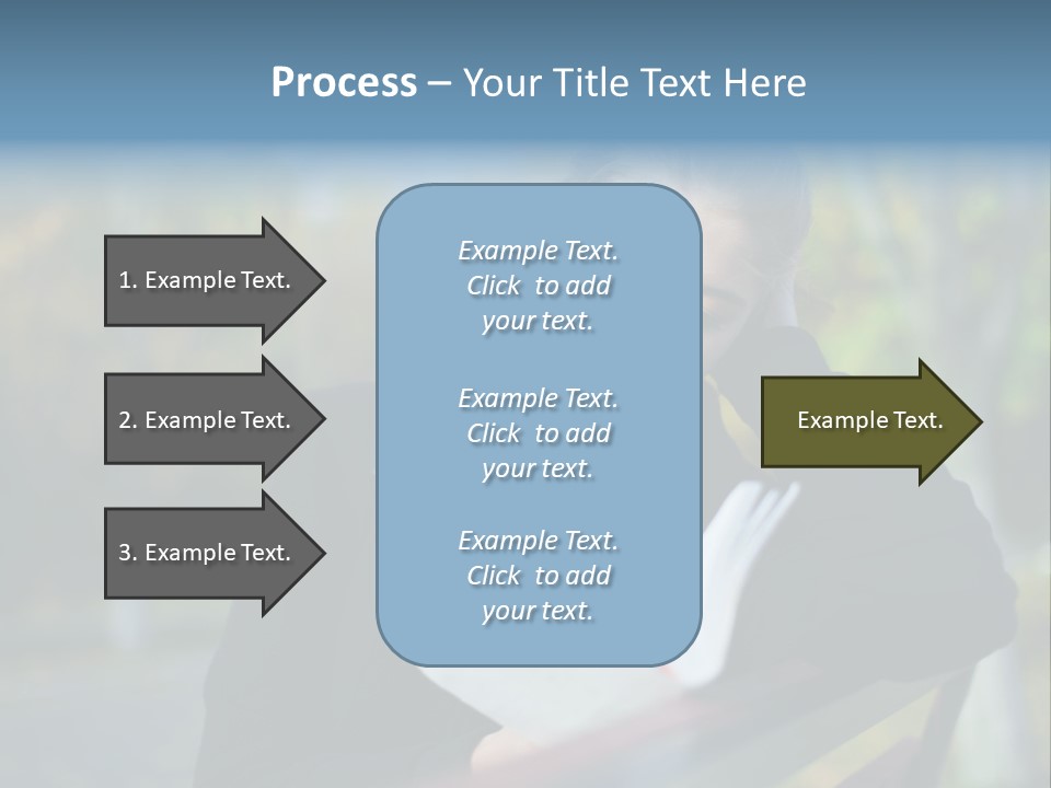 Caucasian Youth Model PowerPoint Template