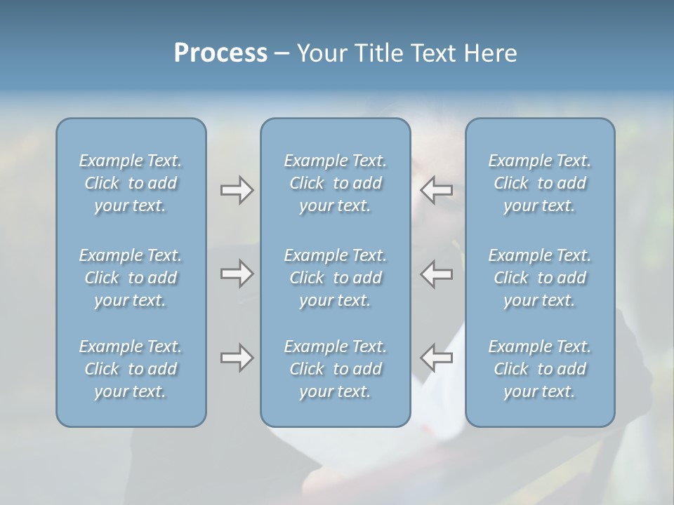 Caucasian Youth Model PowerPoint Template