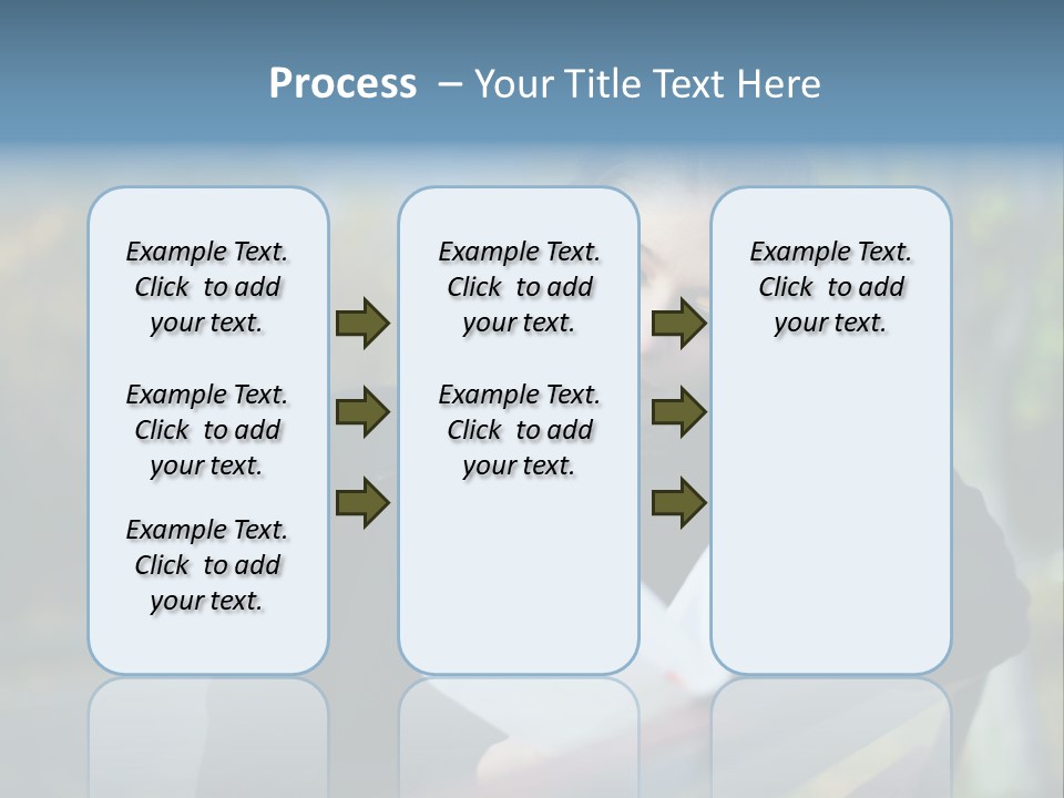 Caucasian Youth Model PowerPoint Template