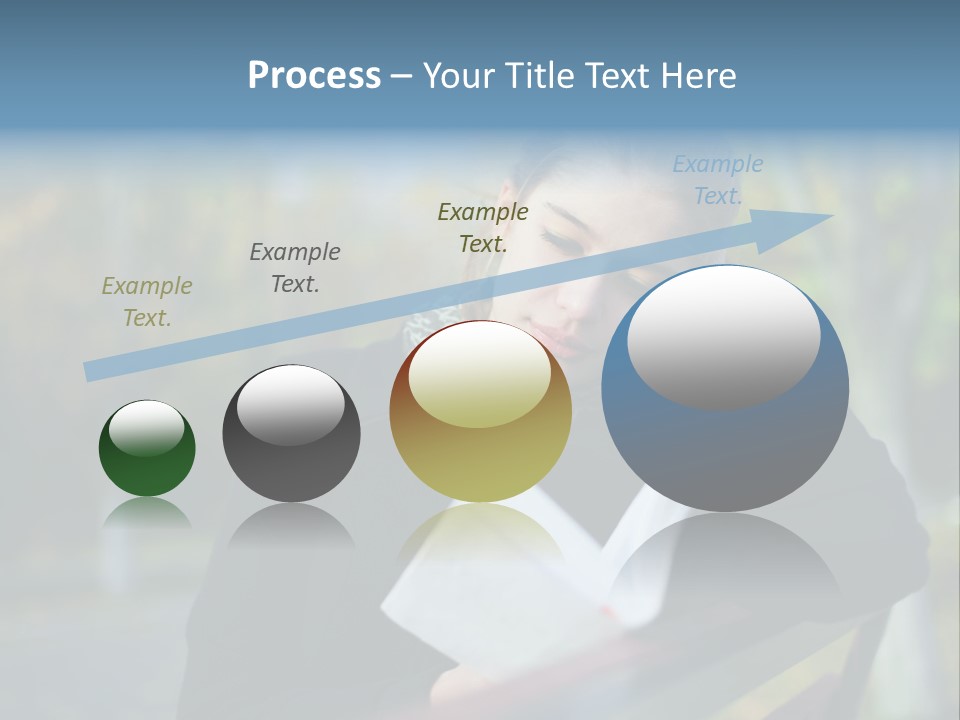 Caucasian Youth Model PowerPoint Template