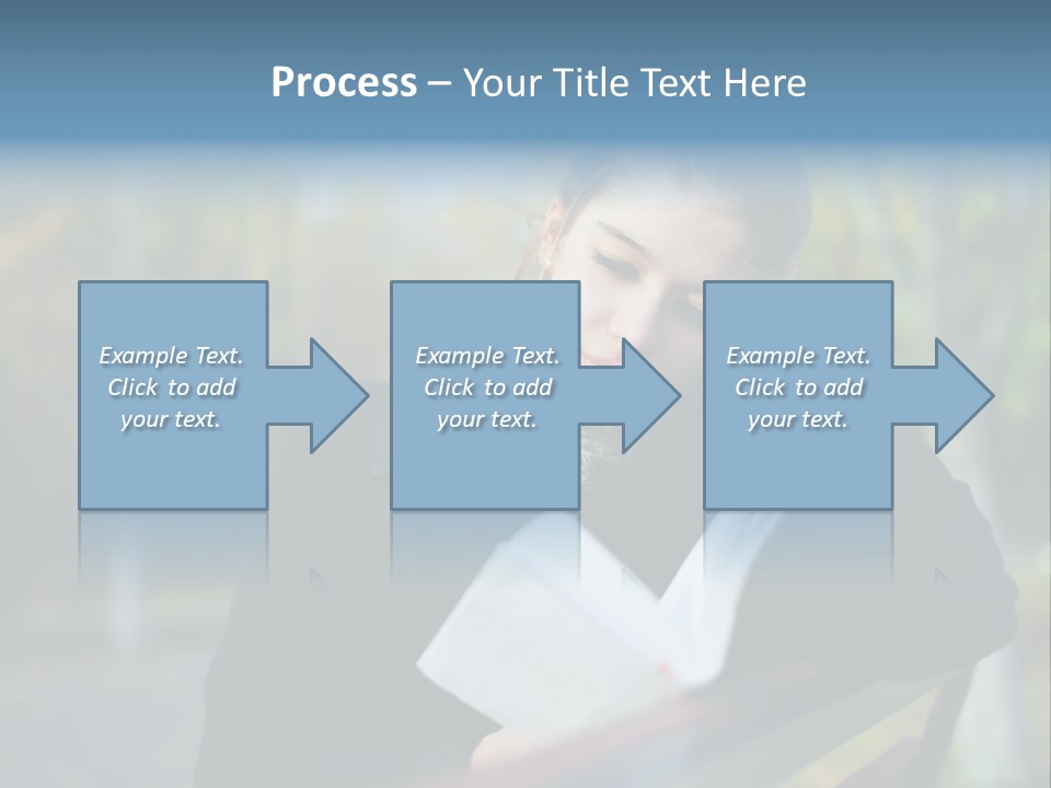 Caucasian Youth Model PowerPoint Template