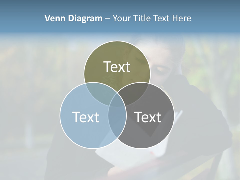 Caucasian Youth Model PowerPoint Template