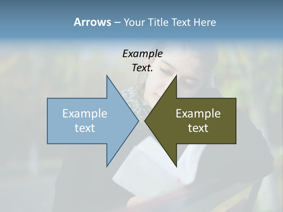 Caucasian Youth Model PowerPoint Template