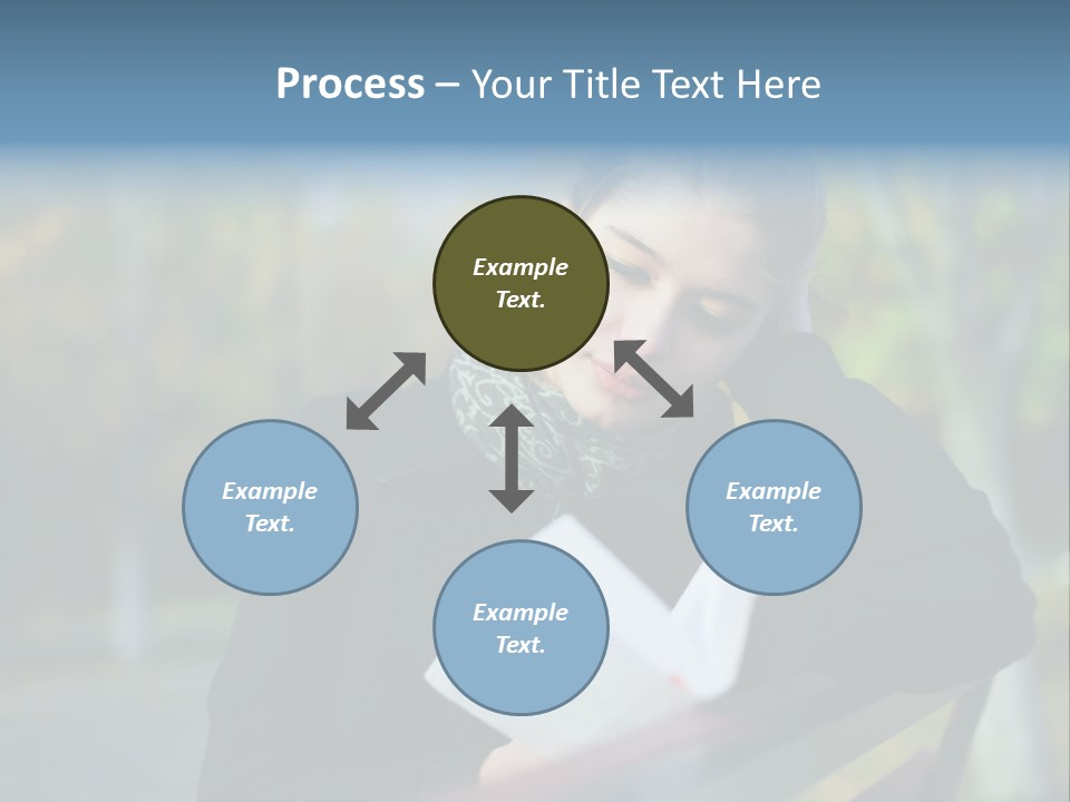 Caucasian Youth Model PowerPoint Template