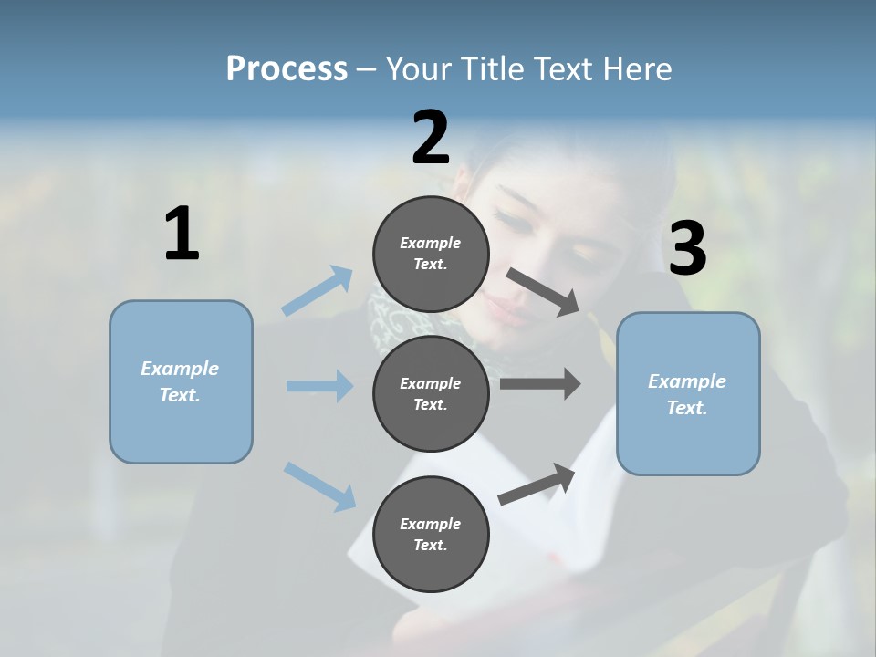 Caucasian Youth Model PowerPoint Template