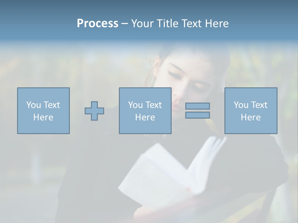 Caucasian Youth Model PowerPoint Template