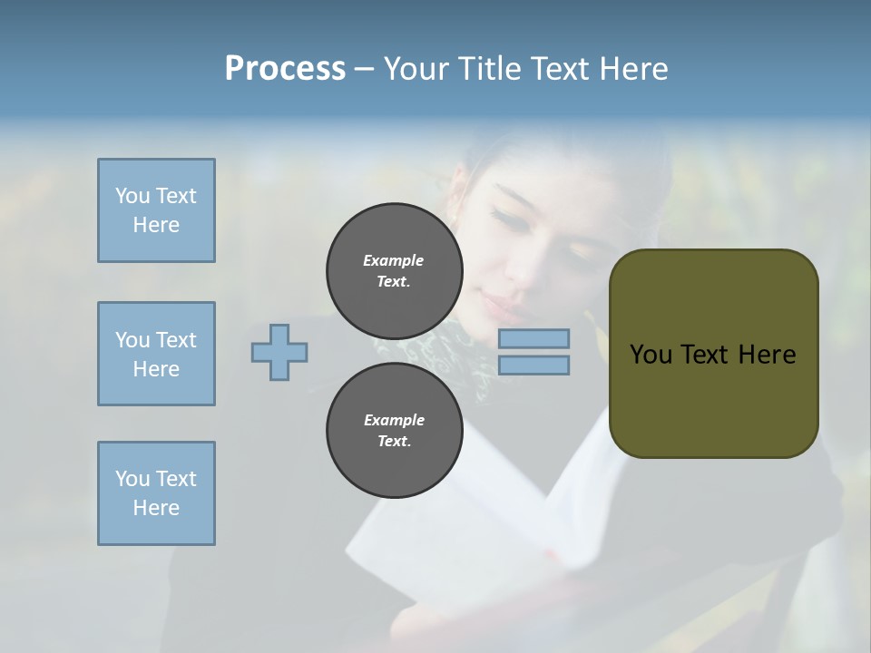 Caucasian Youth Model PowerPoint Template