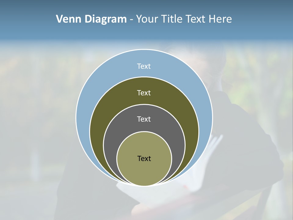 Caucasian Youth Model PowerPoint Template
