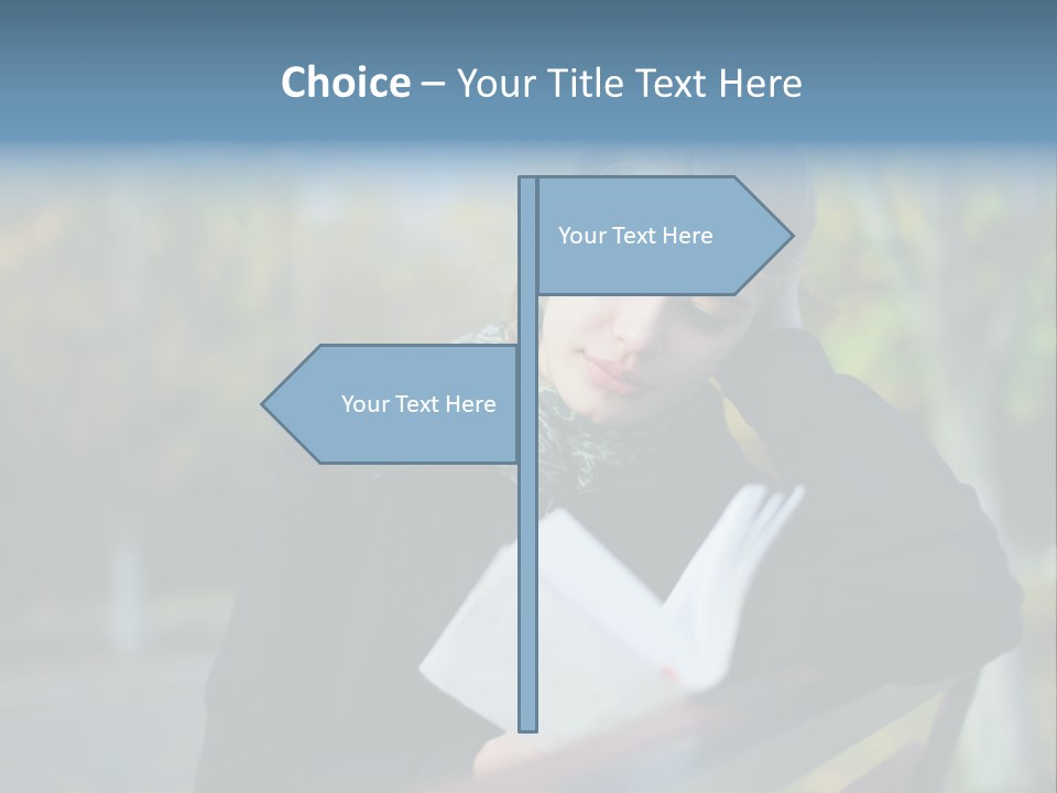 Caucasian Youth Model PowerPoint Template