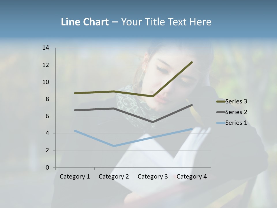Caucasian Youth Model PowerPoint Template