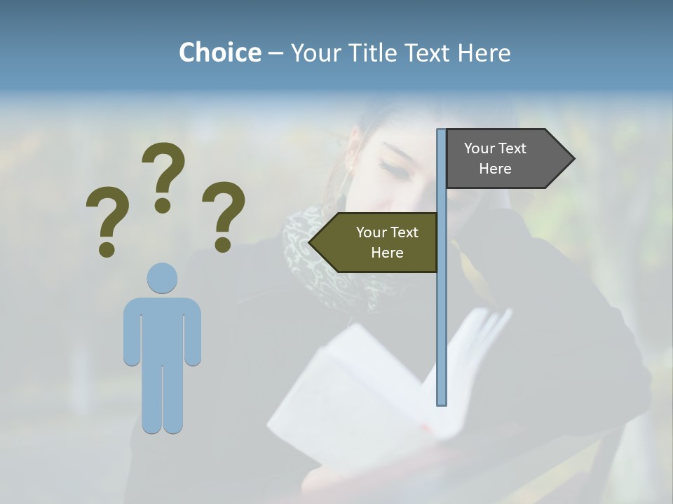 Caucasian Youth Model PowerPoint Template