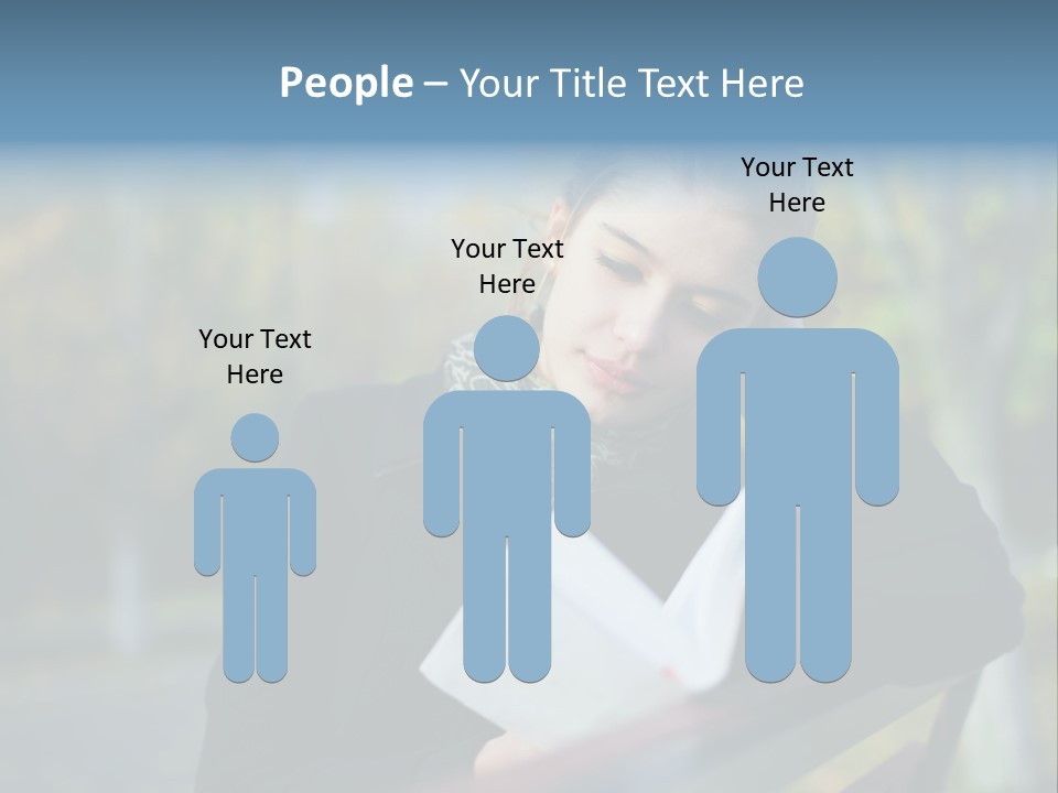 Caucasian Youth Model PowerPoint Template