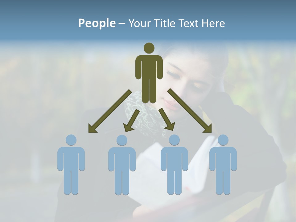 Caucasian Youth Model PowerPoint Template