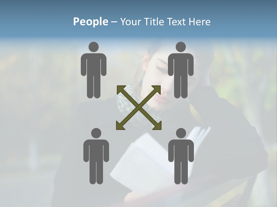 Caucasian Youth Model PowerPoint Template