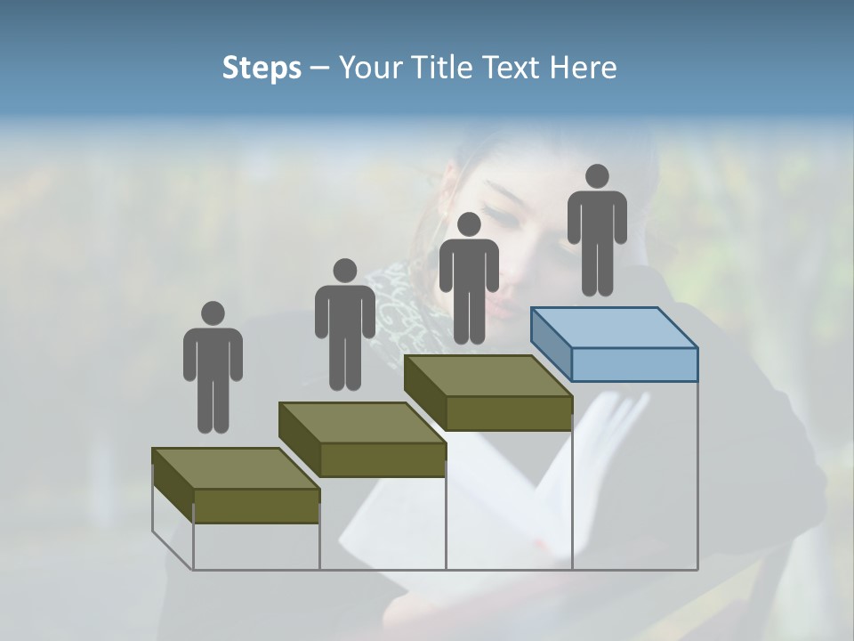 Caucasian Youth Model PowerPoint Template