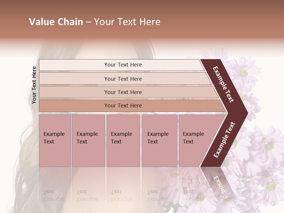 Horizontal Studio Woman PowerPoint Template