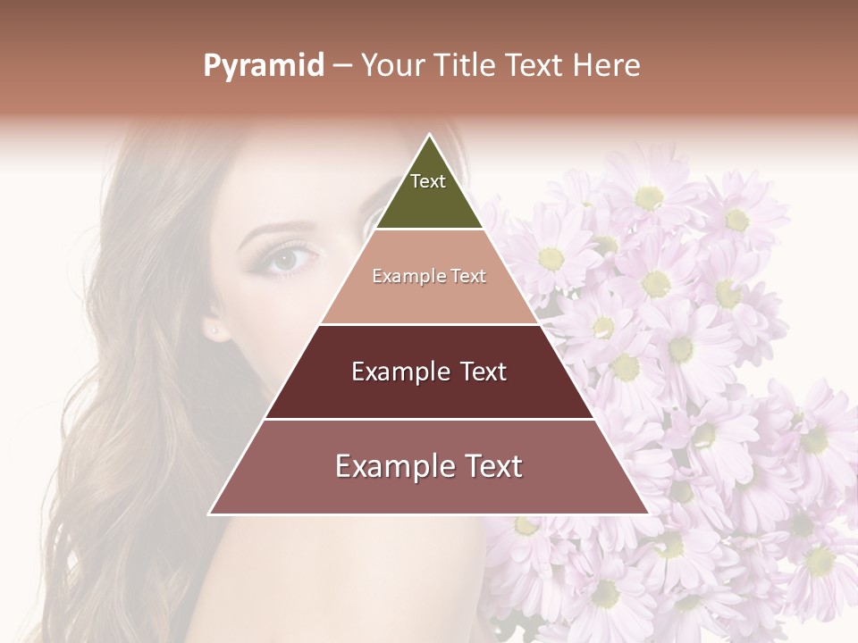 Horizontal Studio Woman PowerPoint Template