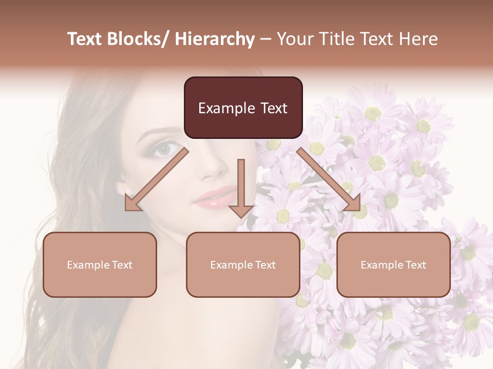 Horizontal Studio Woman PowerPoint Template