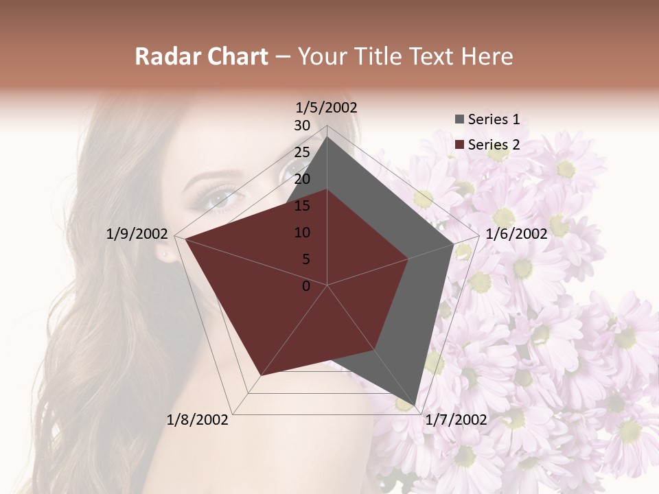 Horizontal Studio Woman PowerPoint Template