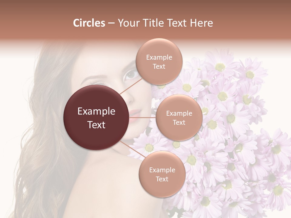 Horizontal Studio Woman PowerPoint Template