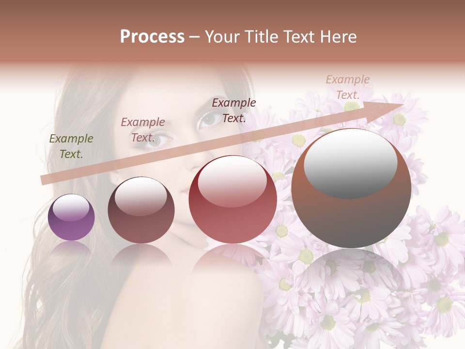 Horizontal Studio Woman PowerPoint Template