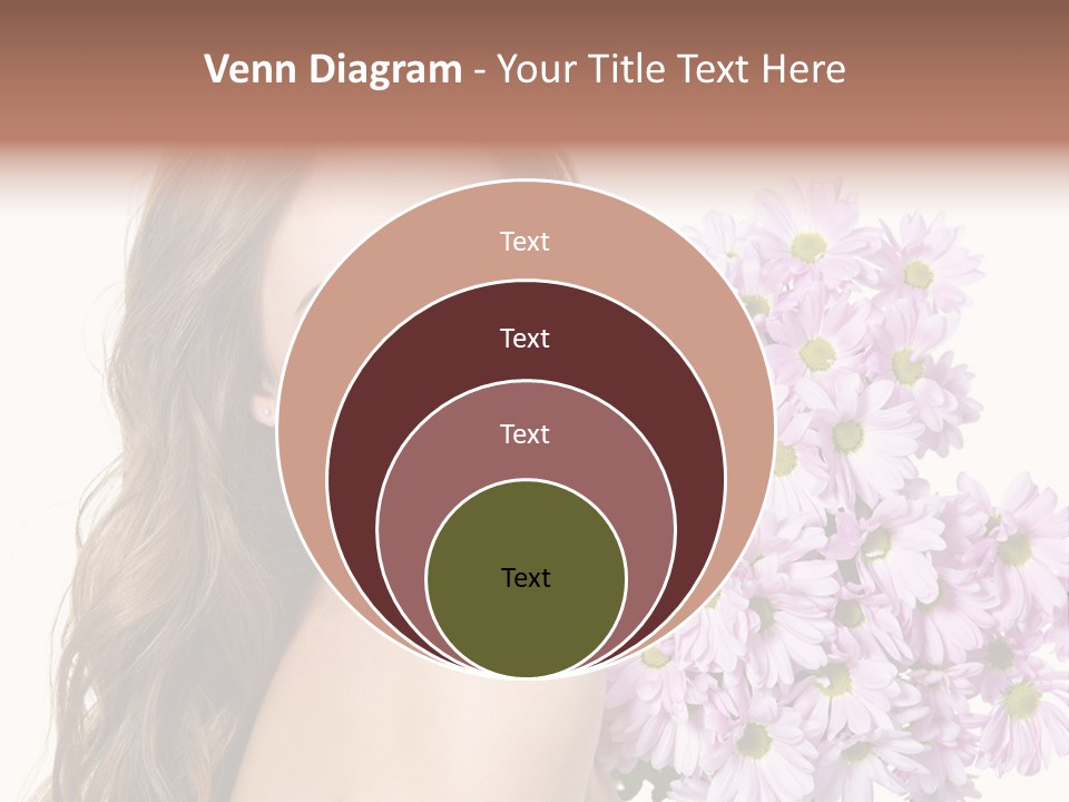 Horizontal Studio Woman PowerPoint Template