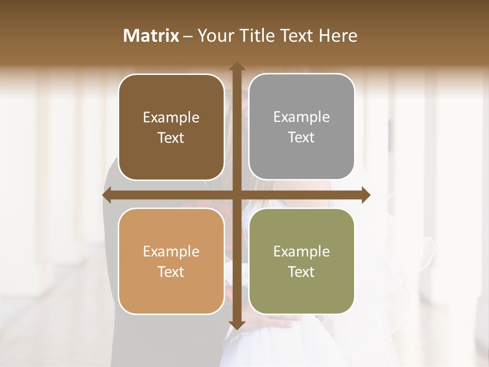 Under Woman Smiling PowerPoint Template