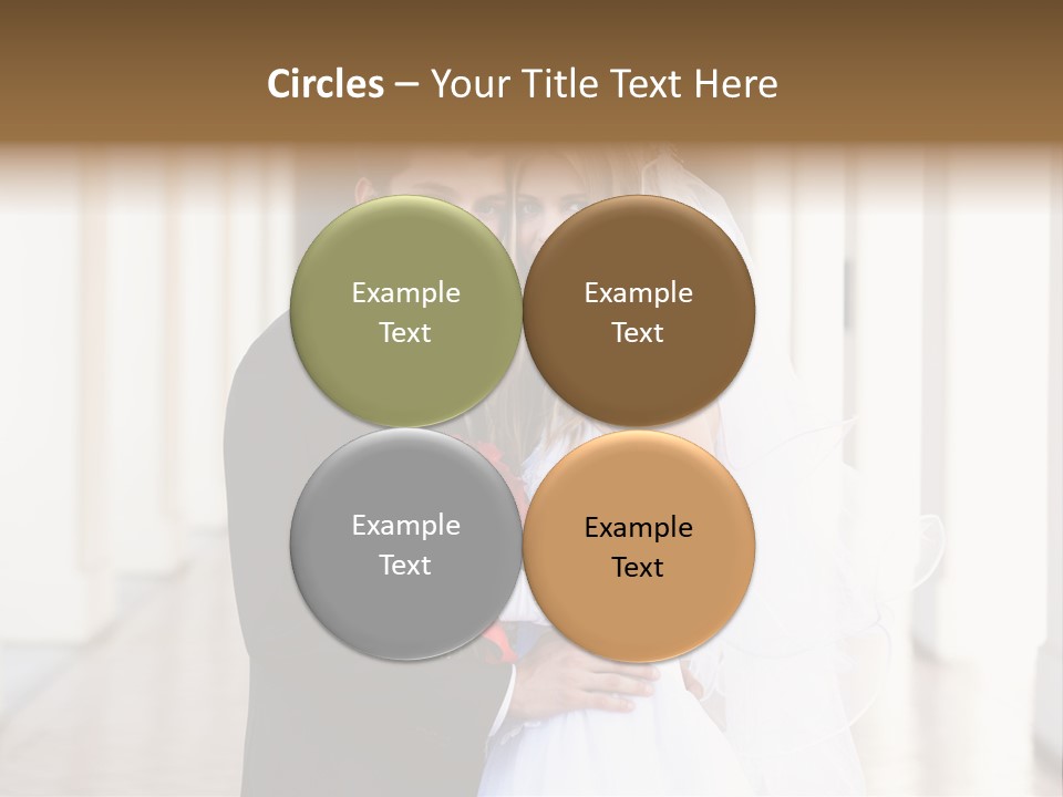 Under Woman Smiling PowerPoint Template