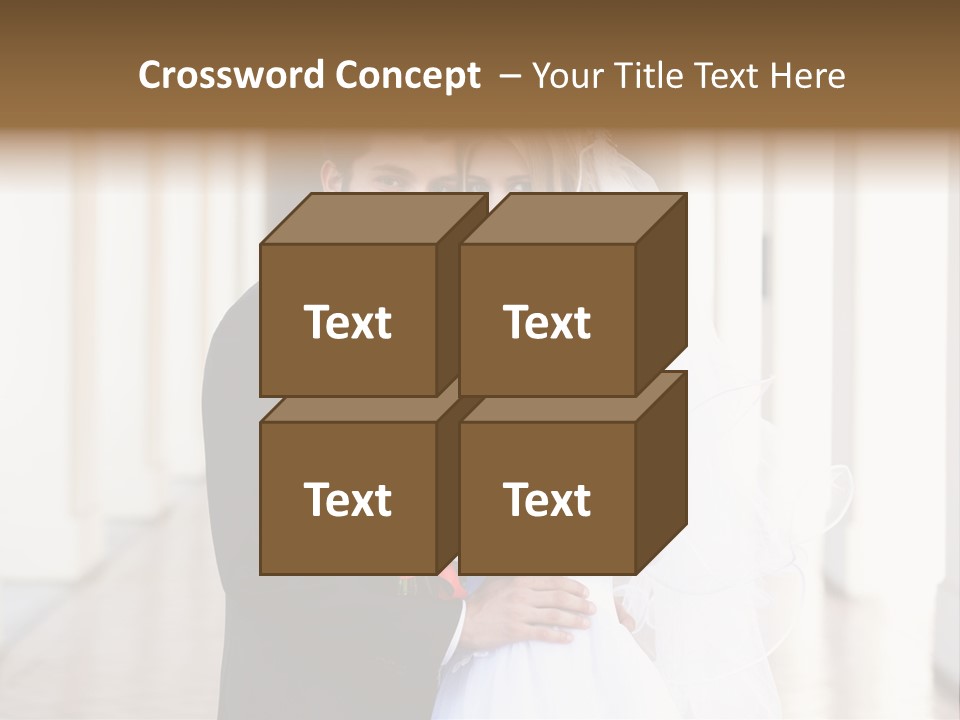 Under Woman Smiling PowerPoint Template