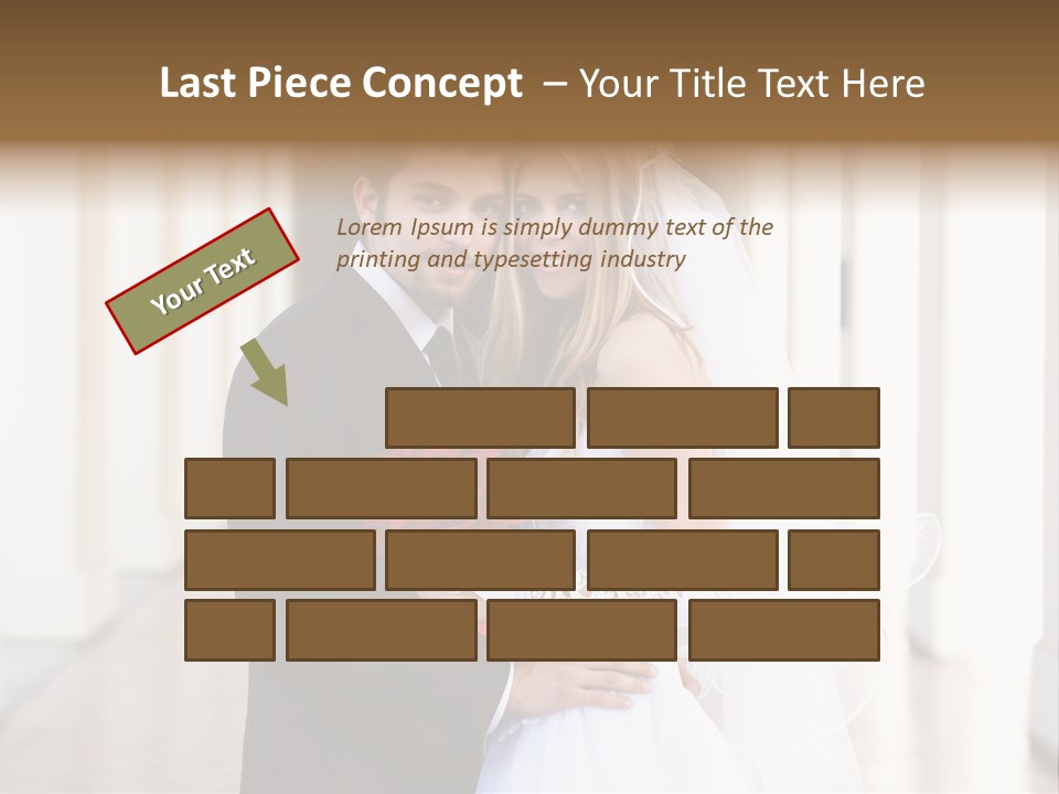 Under Woman Smiling PowerPoint Template