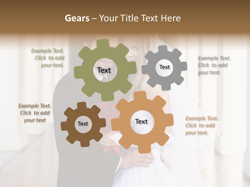 Under Woman Smiling PowerPoint Template