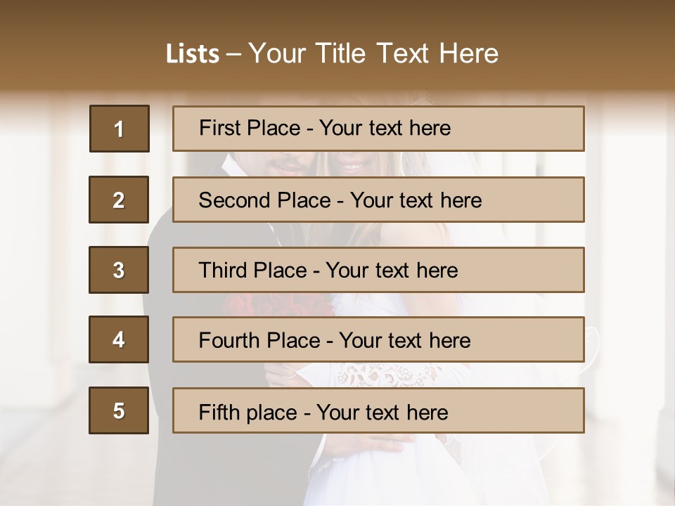 Under Woman Smiling PowerPoint Template