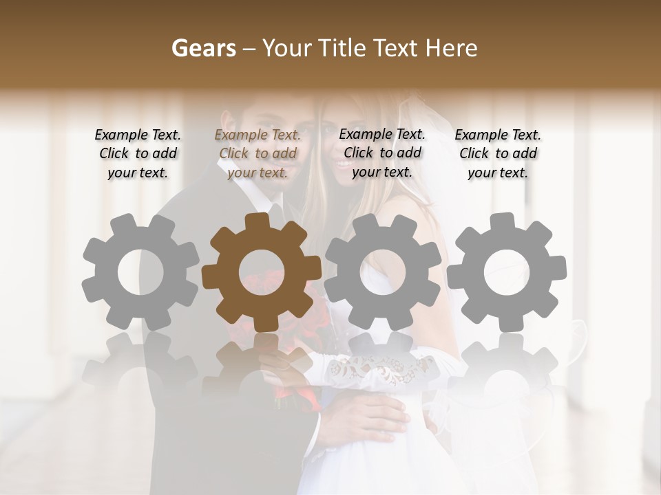 Under Woman Smiling PowerPoint Template