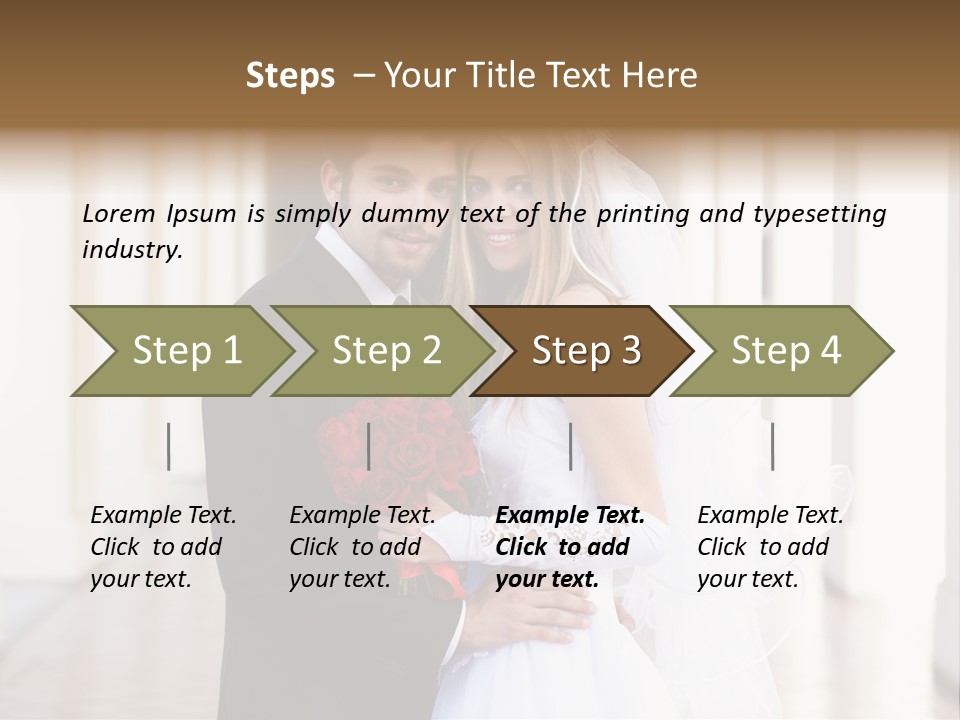 Under Woman Smiling PowerPoint Template