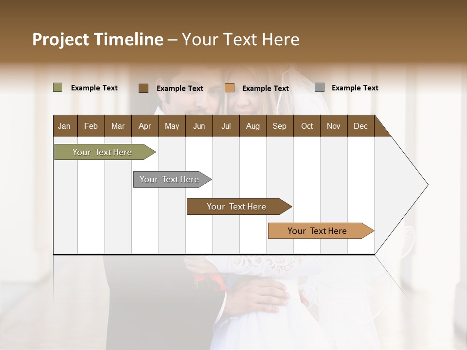 Under Woman Smiling PowerPoint Template