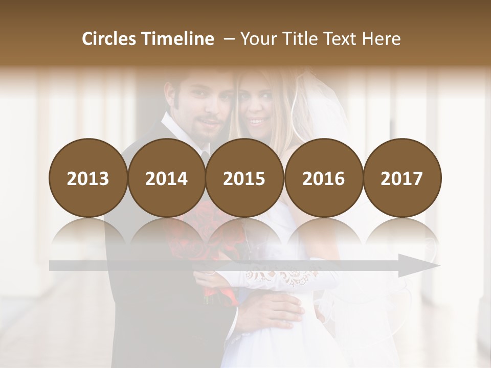 Under Woman Smiling PowerPoint Template