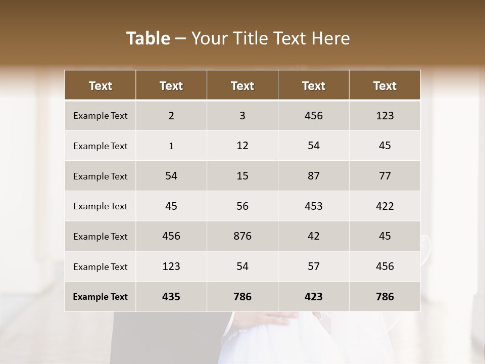 Under Woman Smiling PowerPoint Template