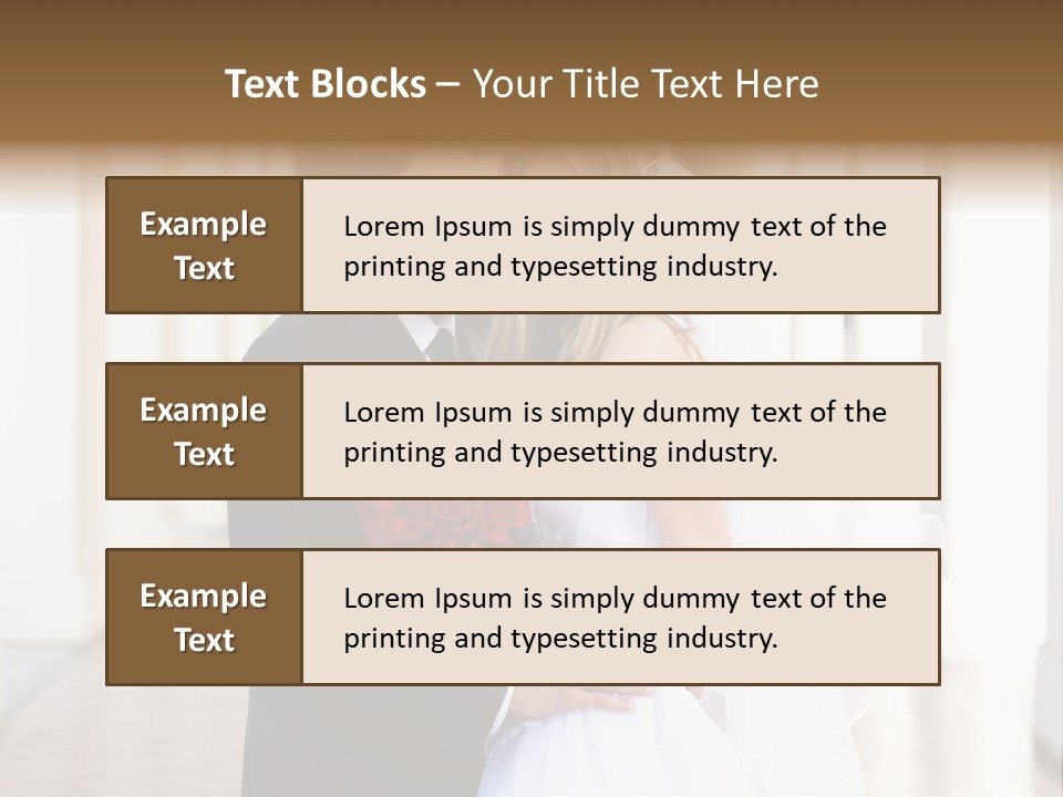 Under Woman Smiling PowerPoint Template