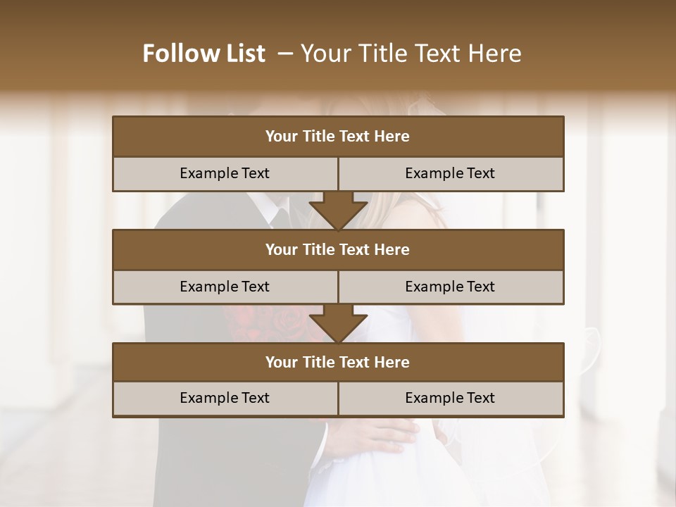 Under Woman Smiling PowerPoint Template