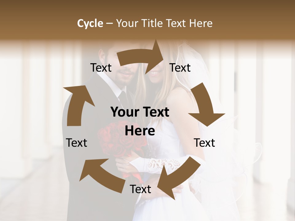 Under Woman Smiling PowerPoint Template