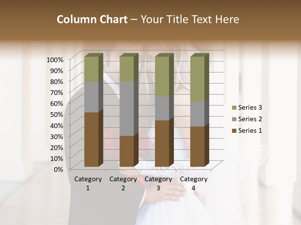 Under Woman Smiling PowerPoint Template