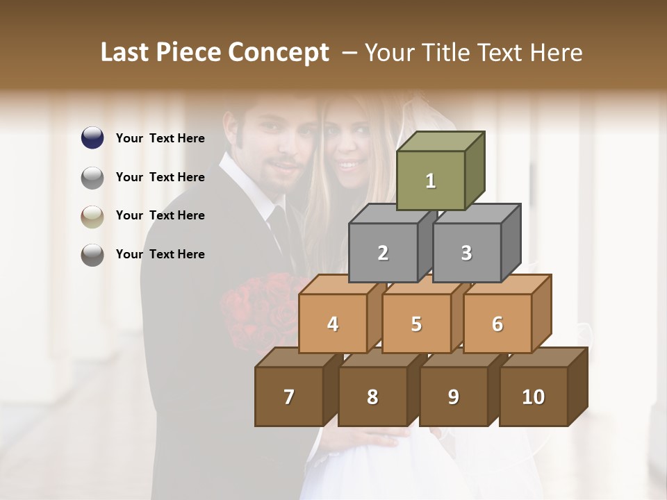 Under Woman Smiling PowerPoint Template