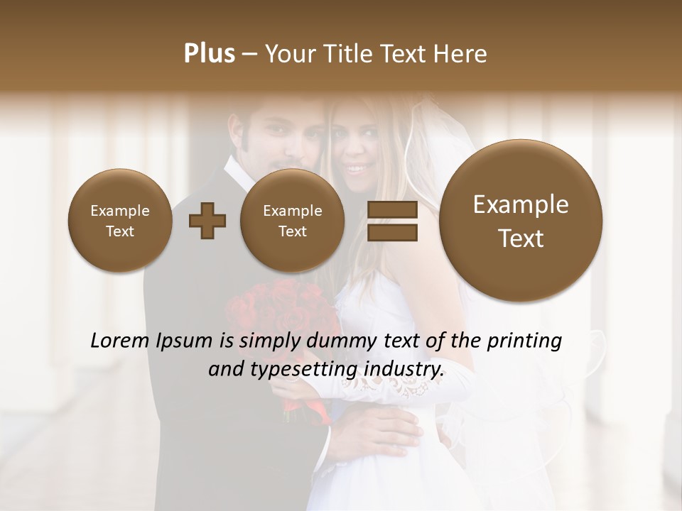 Under Woman Smiling PowerPoint Template