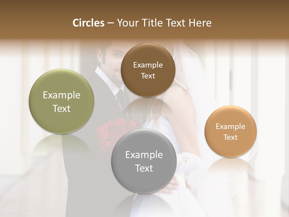 Under Woman Smiling PowerPoint Template