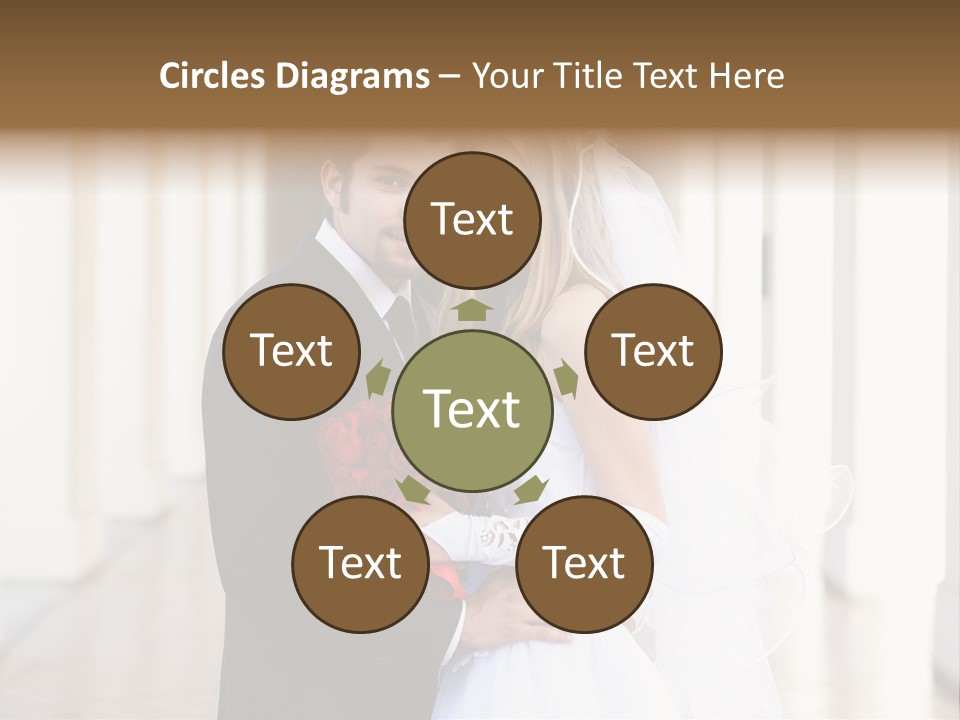 Under Woman Smiling PowerPoint Template